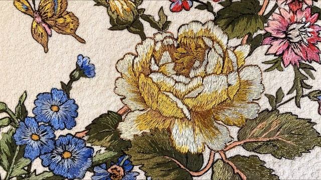 Цветы. Художественная вышивка гладью Раисы Кучко