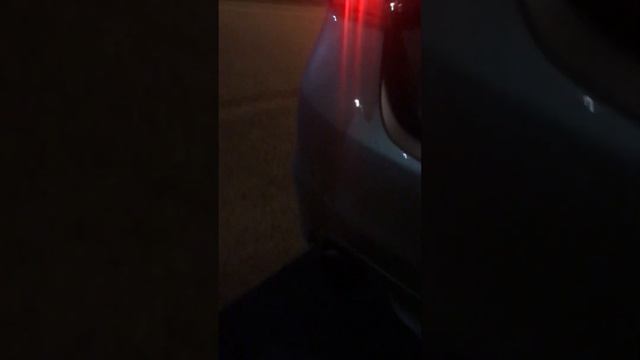 My friend got a kick ass exhaust for his Subaru Legacy