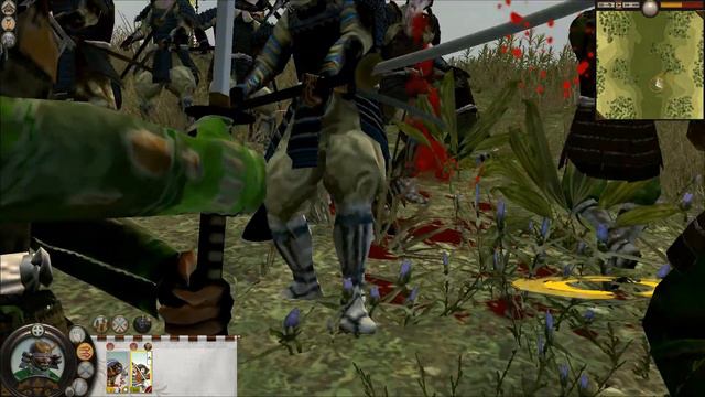 BATTLE! Герой с подати VS Героиня с нагинатами. [Total War:Shogun 2]