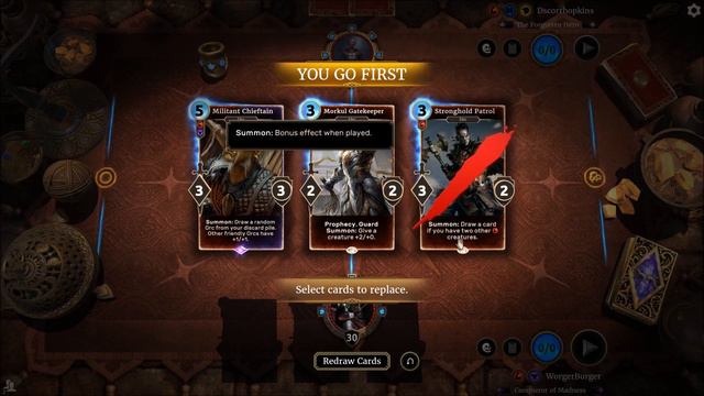 Elder Scrolls Legends: Orc Aggro Deck