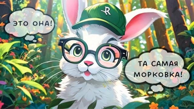 Приключения кролика Бенни, который хотел найти самую большую морковку в мире ??