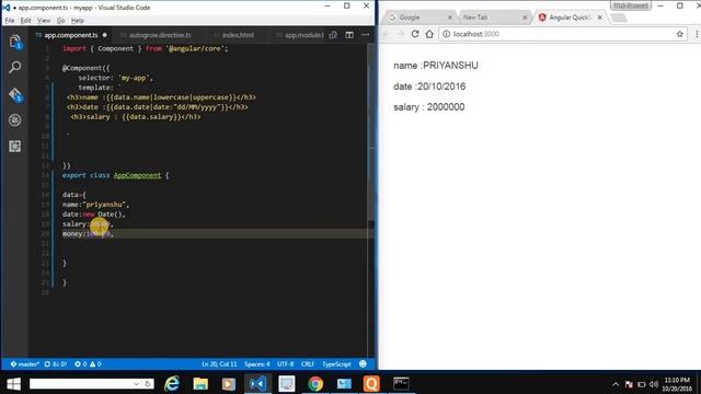 Pipes in Angular 2 #6