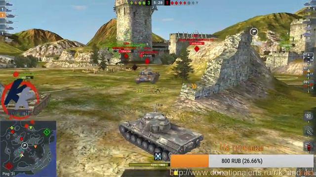 WoT Blitz!!!  K&K!!! Игра на статку с  " KaTTpaL" -ом (С4)