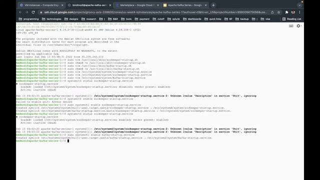 Creating Systemd Startup Script for Zookeeper and Kafka (continuation) 20