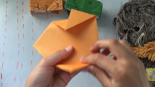 Как сделать домик из бумаги