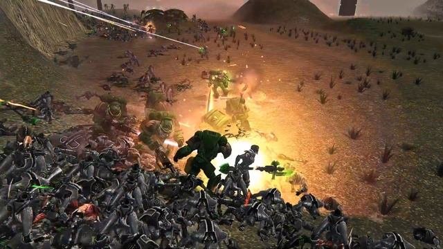 VULKAN  Salamanders vs Necrons! - Unification Mod Survival Warhammer 40K: Dawn of War: Soulstor