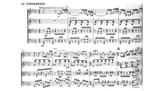 Alexander von Zemlinsky - String Quartet No. 4, Op. 25