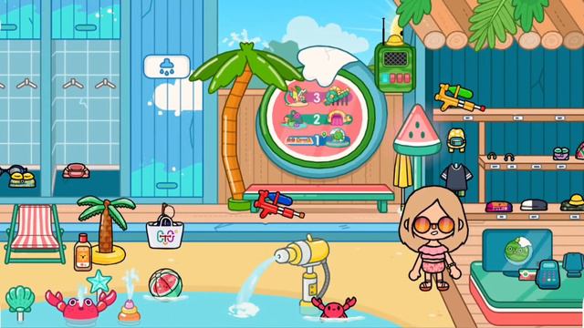Тока Бока прогулка в арбузном парке 2 / Toca Boca life World Part 2 ##TocaBoca # #тока_бока
