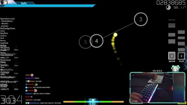 [Live] mrekk | Koven - Get This Right [Extra] 1st +HDDT FC 98.68% {#1 982pp FC} - osu!