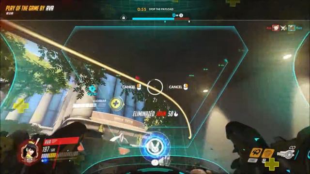 OverWatch - D.Va - Ava doing what she does best, PotG!