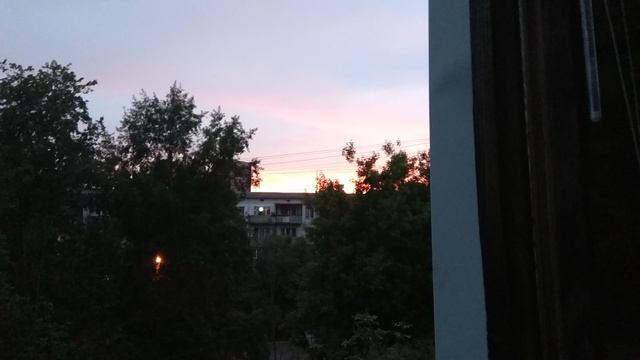 Закат в Перово (01.06.2024 )