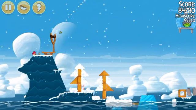 Angry Birds Seasons - 1-18 - Arctic Eggspedition - 3 Stars - Walkthrough