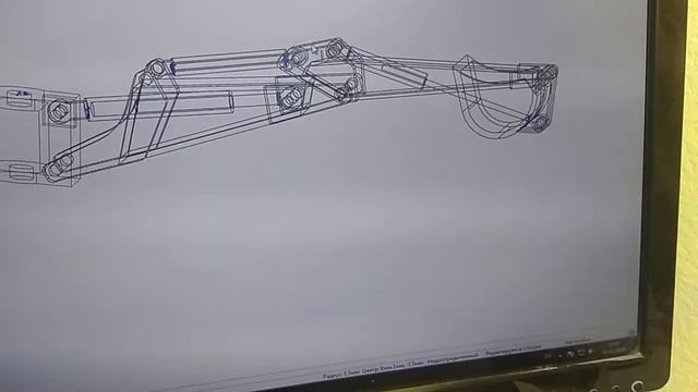 3d модель стрелы экскаватора юмз-6л