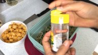 САЛАТ из ростков СОИ с ТОФУ и КЕШЬЮ
