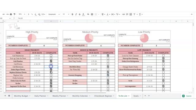 Ultimate Digital Planner, Ultimate Life Planner Digital Google Sheets Life Planner Excel Spreadshee