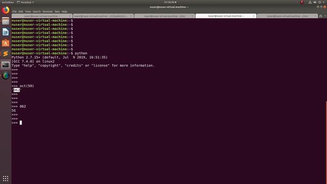 Python Convert Integer to Octal String