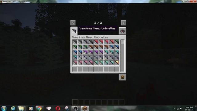 Vampires Need Umbrellas Mod 1.17.1 Download - How to install it for Minecraft PC