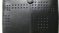 PDair Leather case for Acer Aspire one AOD 150 KAV10 (for 3 Cell Battery) - Book Type (Black)