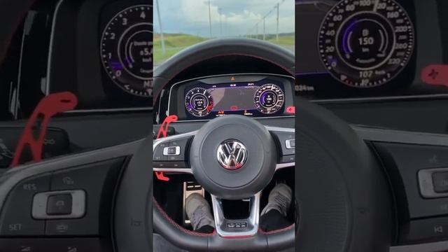 Volkswagen golf 7 gti start speed