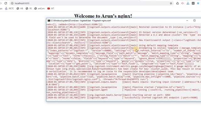 Nginx Log Ingestion via Filebeat and Logstash into Elasticsearch