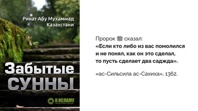 03. Забытые Сунны. Этикеты связанные с молитвой и мечетью _ Ринат Абу Мухаммад