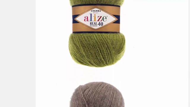 Пряжа нитки для вязания Alize Angora Real 40 1 шт. ,100 грамм