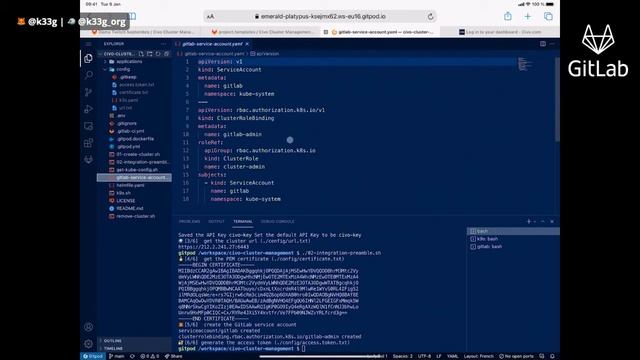 Integration Kube GitLab avec Civo et GitPod