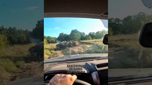 Уничтоженный бронеавтомобиль HMMWV ВСУ в Курской области.