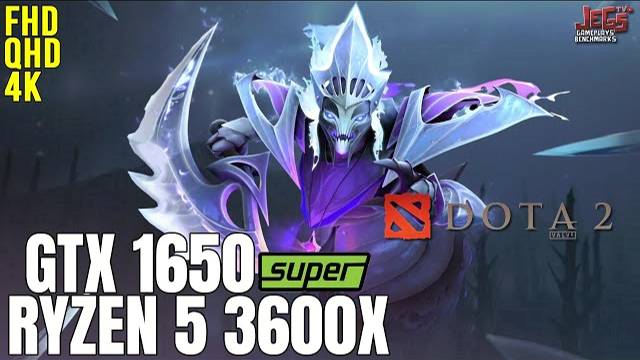 Dota 2 | Ryzen 5 3600x + GTX 1650 Super | 1080p, 1440p, 4K benchmarks!