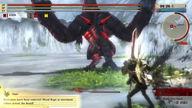 God Eater 2 Rage Burst -Crimson Orochi Blood Rage ModeRising Dragon