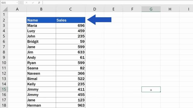 How to Sort Alphabetically in Excel