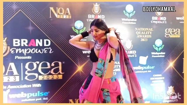 Akanksha Puri Very Beautiful Looking At National Quality Award 2023 #akankshapuri