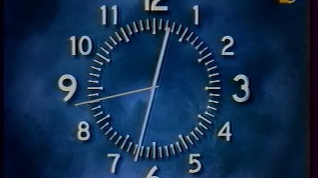 Часы и начало Новостей Орт (27.01.1999)