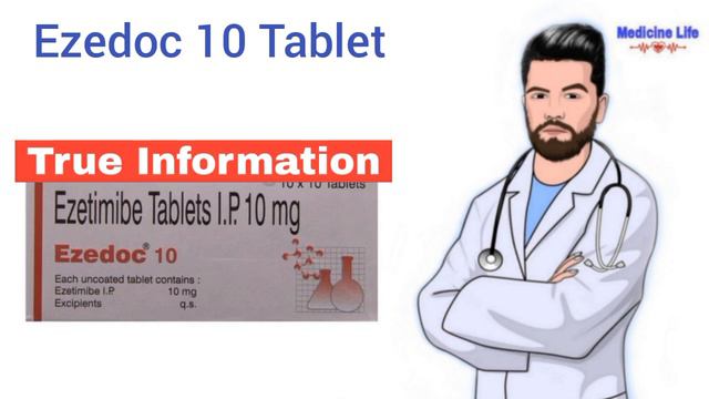 Ezedoc 10 mg tablet use, review in hindi | uses | dose | benefits, Side-effects