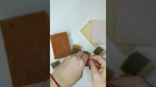 ASMR Bleaching Sponge Ripping 💛