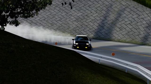 Toyota SPRINTER TRUENO AE86 Special Edition Run at Touge - Assoluto Racing