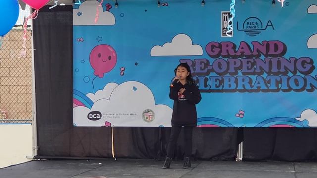 Wrecking Ball by Miley Cyrus -Performance by Sophia Vue | Lincoln Heights Youth Center Grand Openin
