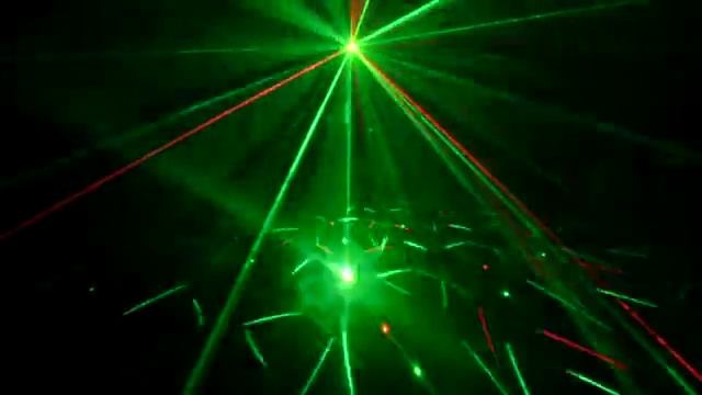 150mW PL-5 GREEN+RED STEPPER DJ Party Voice Mini Laser Stage Lighting