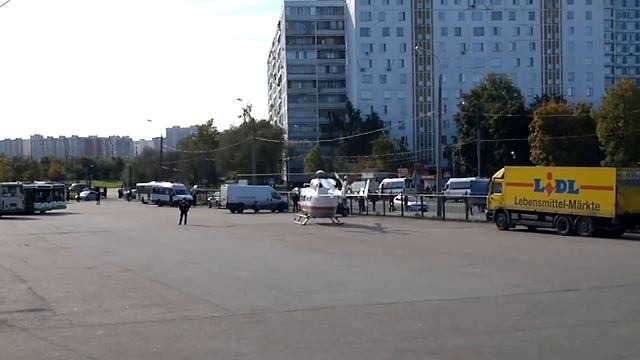Вертолёт медицинской помощи в Бусиново