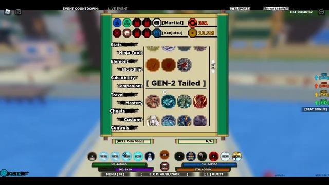 FULL SHOWCASE Kurama Gen-1 Showcase Shindo Life