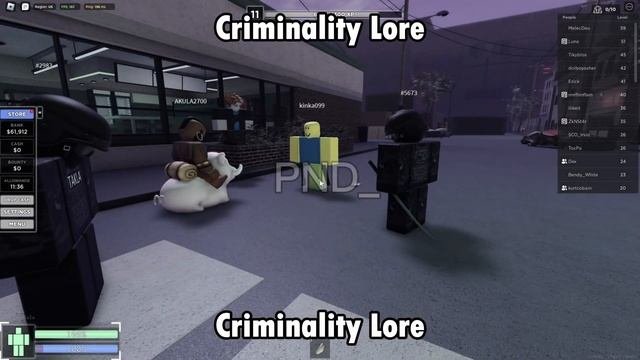 Roblox Criminality Lore