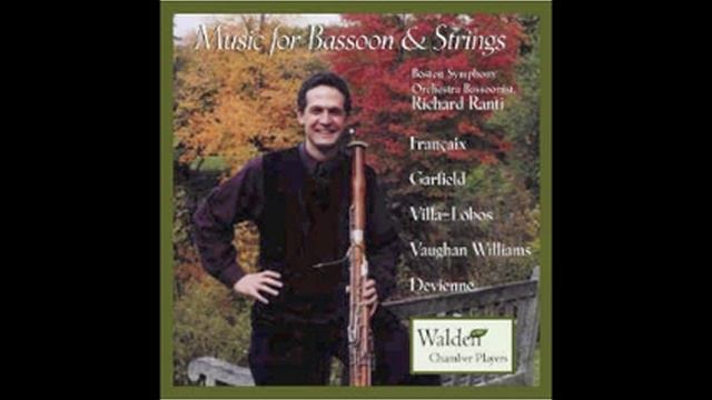 Divertissement for Bassoon and Strings 3. Vivo Assai