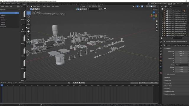 FREE KitBash3D kits | city and space