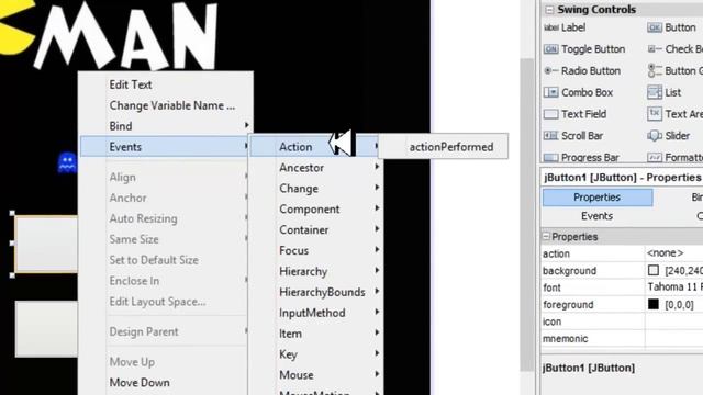 Modificación Juego en Java NetBeans (PacMan)
