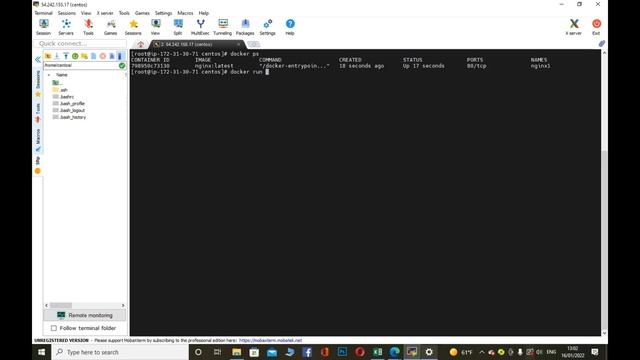 dockerfile to container for beginners
