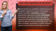 Are fire arrows in Skyrim?