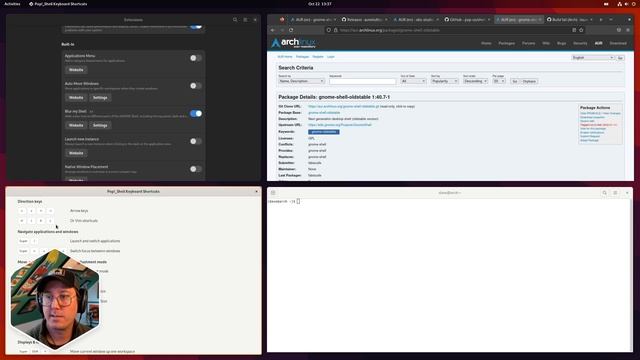 Installing Pop Shell in Gnome - Customize Linux Desktop 03