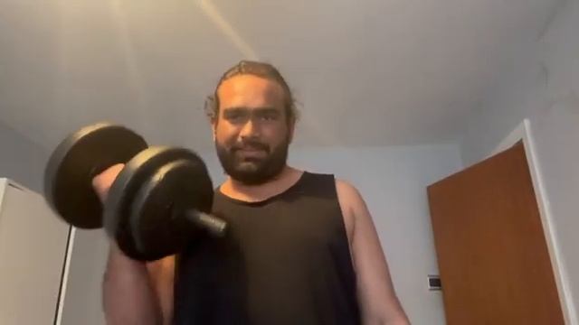 DAY 15 OF 30 DAYS BICEPS CURL 100 REPS CHALLENGE ?