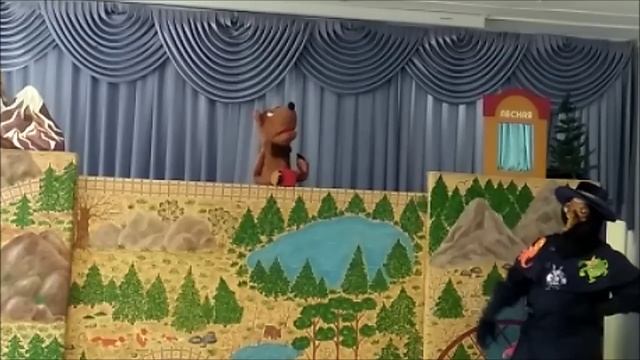 Кукольный театр "Как ворона лес спасала"