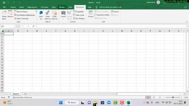 How To Enable And Disable Developer option In Excel 2023 | shekhar yadav